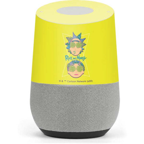 Adult Swim Rick and Morty Rick and Morty Portal Eyes Google Home Skin